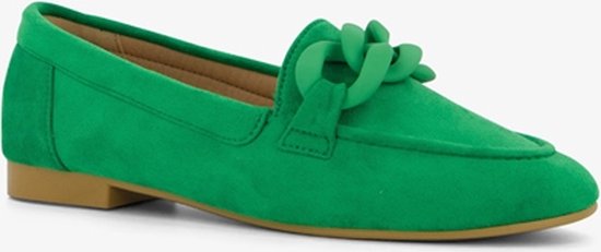 Nova dames loafers groen - Maat 37
