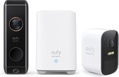 Eufy Video Doorbell Dual 2 Pro + Caméra de sécurité Eufy 2C - Bundle