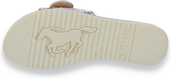 Mustang Dames Slipper Wit/multi | Maat: 39