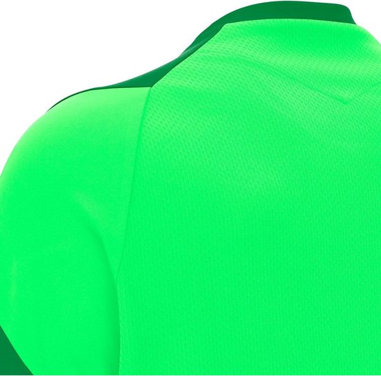 Macron Glory Golem Shirt Korte Mouw Heren - Fluo Groen / Groen | Maat: M