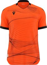 Macron Wyvern Eco Shirt Korte Mouw Kinderen - Oranje / Zwart | Maat: 7-8 Y