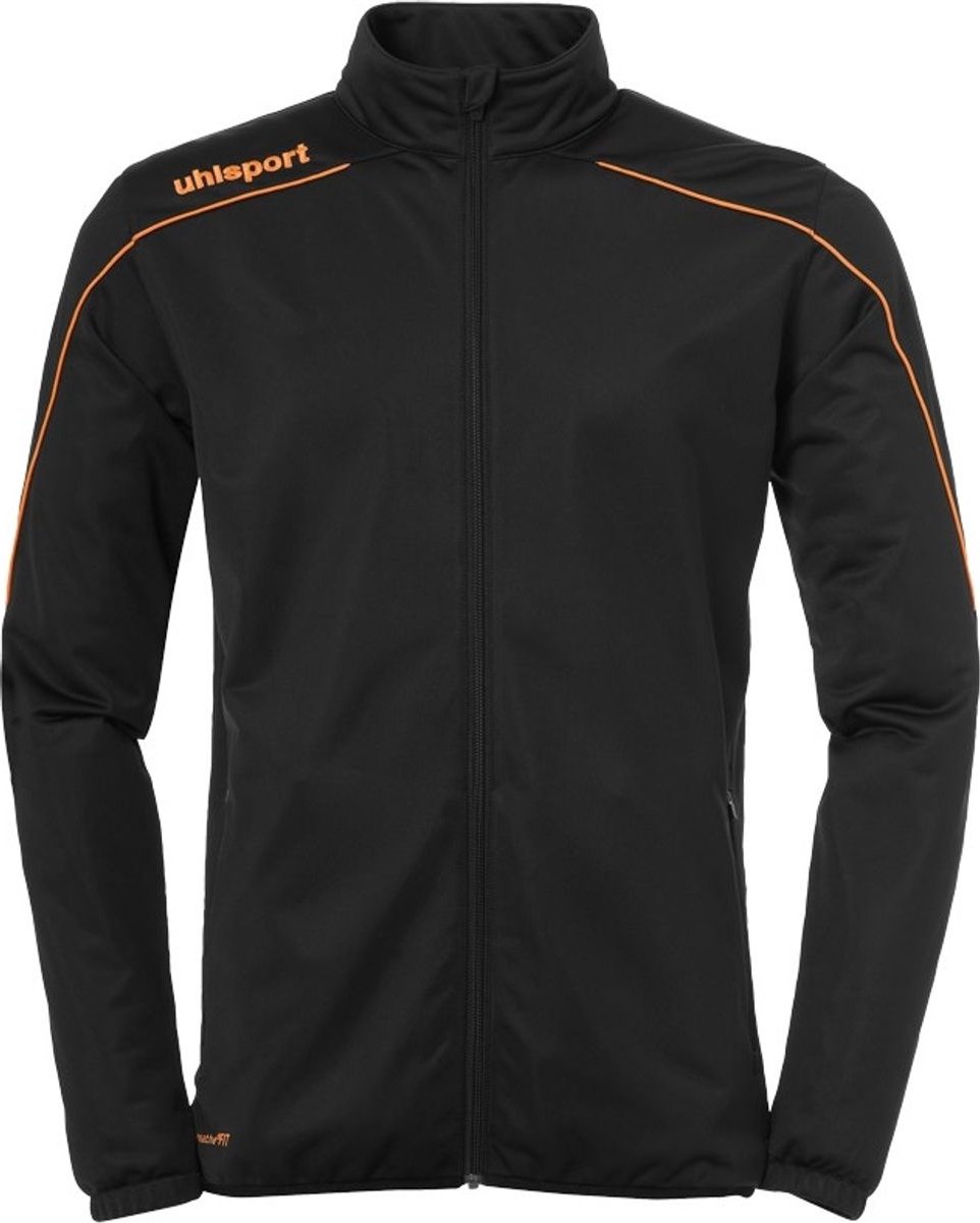 Uhlsport Stream 22 Polyestervest Kinderen - Zwart / Fluo Oranje | Maat: 164