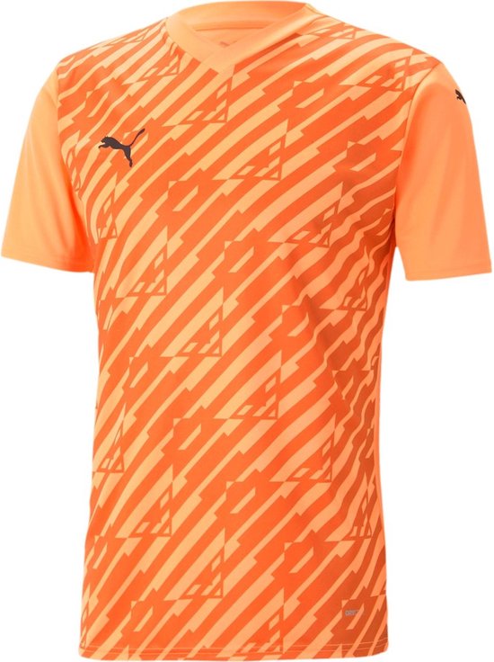 Puma Team Ultimate Shirt Korte Mouw Heren - Neon Citrus | Maat: 3XL