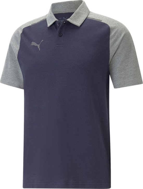 Puma Team Cup Casuals Polo Heren - Marine | Maat: XXL