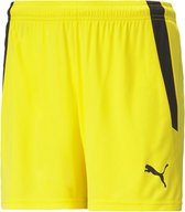 Puma Teamliga Short Dames - Geel | Maat: L