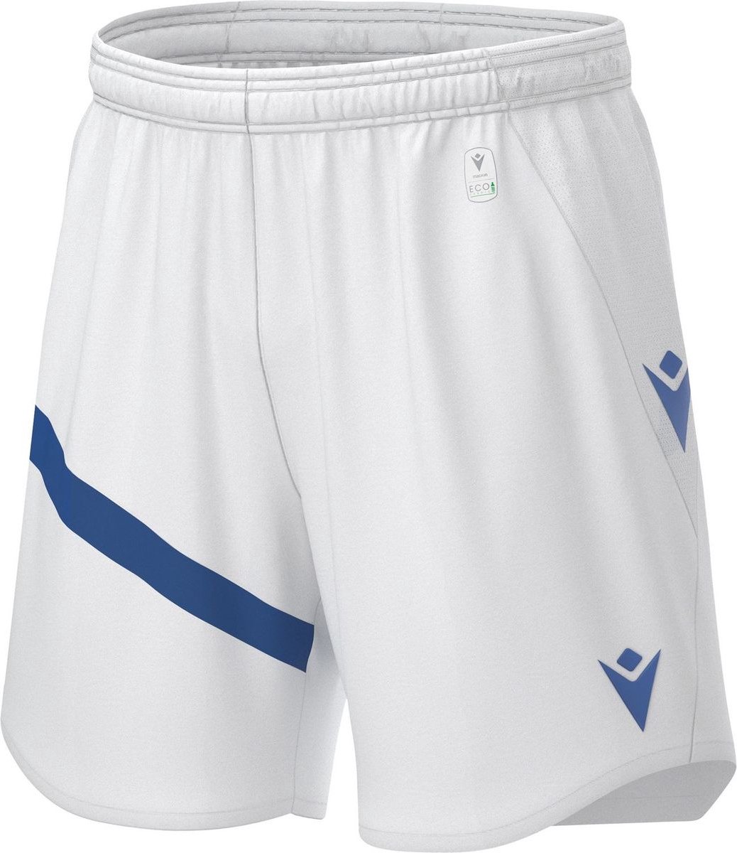 Macron Shen Eco Short Heren - Wit / Royal | Maat: L