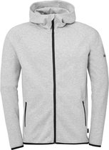 Uhlsport Id Sweater Met Kap Heren - Donkergrijs Gemeleerd / Zwart | Maat: XL