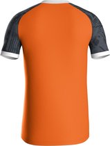 Jako Iconic Shirt Korte Mouw Heren - Fluo Oranje / Zwart | Maat: M