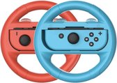 Digiplus Stuurwiel griphouder - geschikt voor Nintendo Switch - Accessoire set - Blauw & Rood