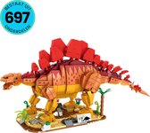 Dino Speelgoed Set - Geschikt Voor Kinderen Vanaf 6 Jaar - 697 Bouwstenen - Stegosaurus - Compatibel Met LEGO - Bouwset - STEM Speelgoed - Bouwsets - Bouwspeelgoed - Inclusief Handleiding