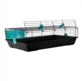 Clapier d'intérieur pour lapins, cage d'intérieur facile à nettoyer, cage pour hamsters, adaptée aux Lapins, cochons d'Inde, chinchillas