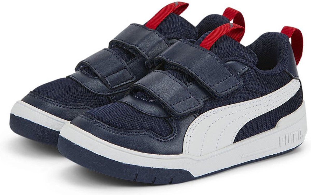 Puma Multiflex Mesh Ps Hardloopschoenen Jongens Wit