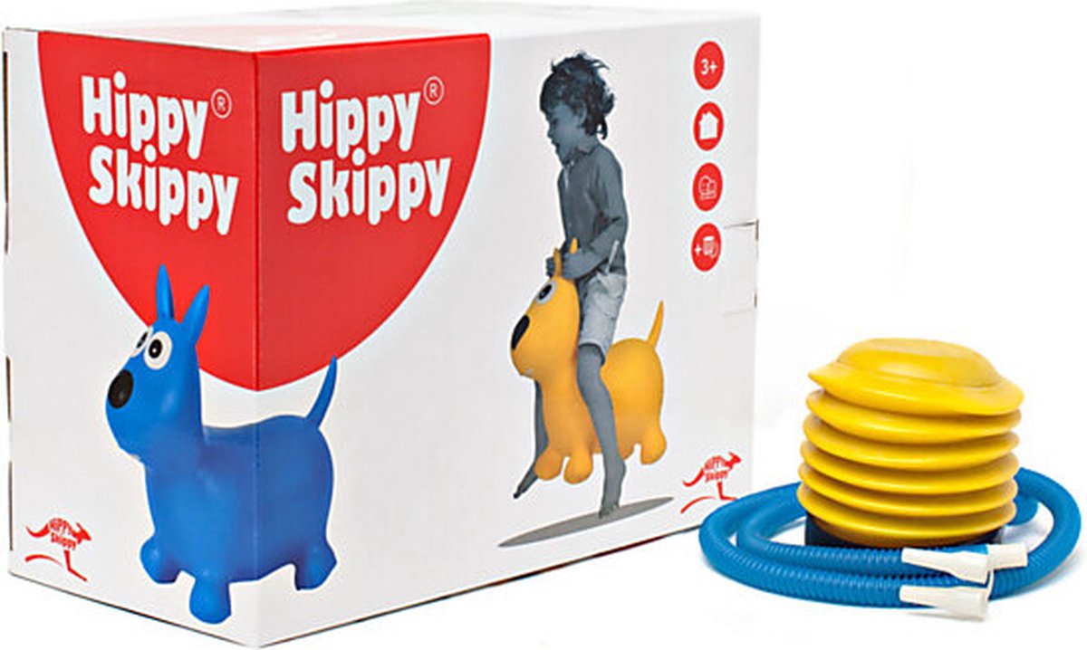 Hippy Skippy Konijn Skippybal - 81 cm - Grijs — afbeelding 3