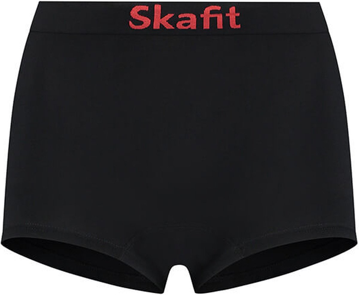 Skafit Casual dames boxershort maat S - zwart - ademend - antibacterieel - stretch - platte naden - extra lengte