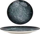 Bonna Dessertbord - Sepia - Porselein - 23 cm - set van 6