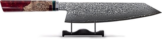 Shinrai Knives - Kiritsukemes 23 cm - Koksmes - Mes - Special Ruby Edition - Met Luxe Geschenkdoos - Koksmes - Keukenmes - Japans Hakmes