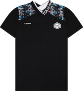 Touzani - T-shirt - La Mancha Panna Black (170-176) - Kind - Voetbalshirt - Sportshirt