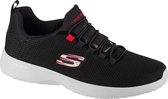 Skechers Dynamight 58360-BKRD, Mannen, Zwart, Trainingschoenen,Sportschoenen, maat: 45