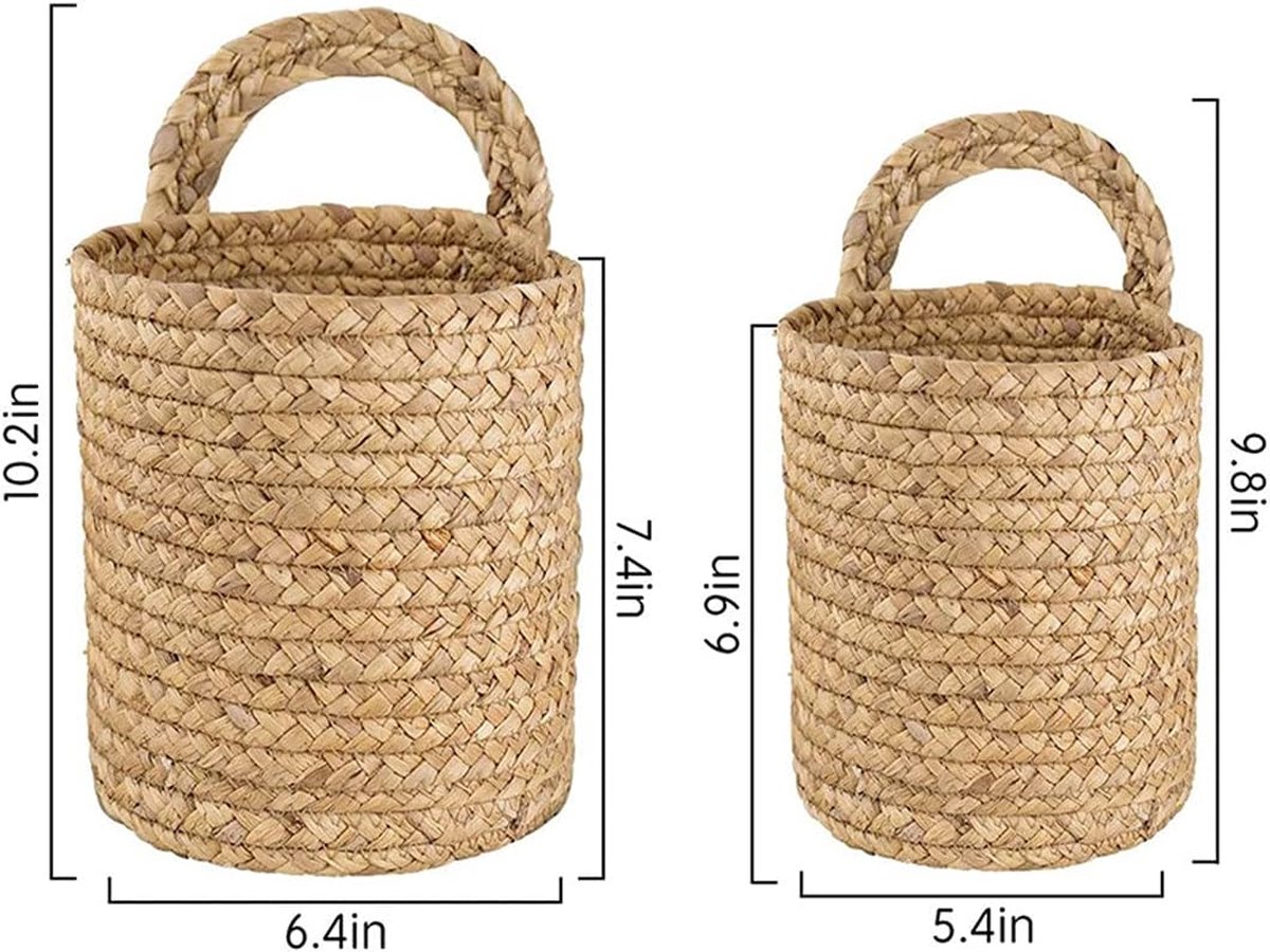 Hangmand Sev - naturel - corn rope - 16xø25 cm | Leen Bakker