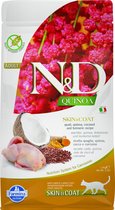Farmina N&D Quinoa - Chat adulte - Caille peau et pelage - 1,5kg