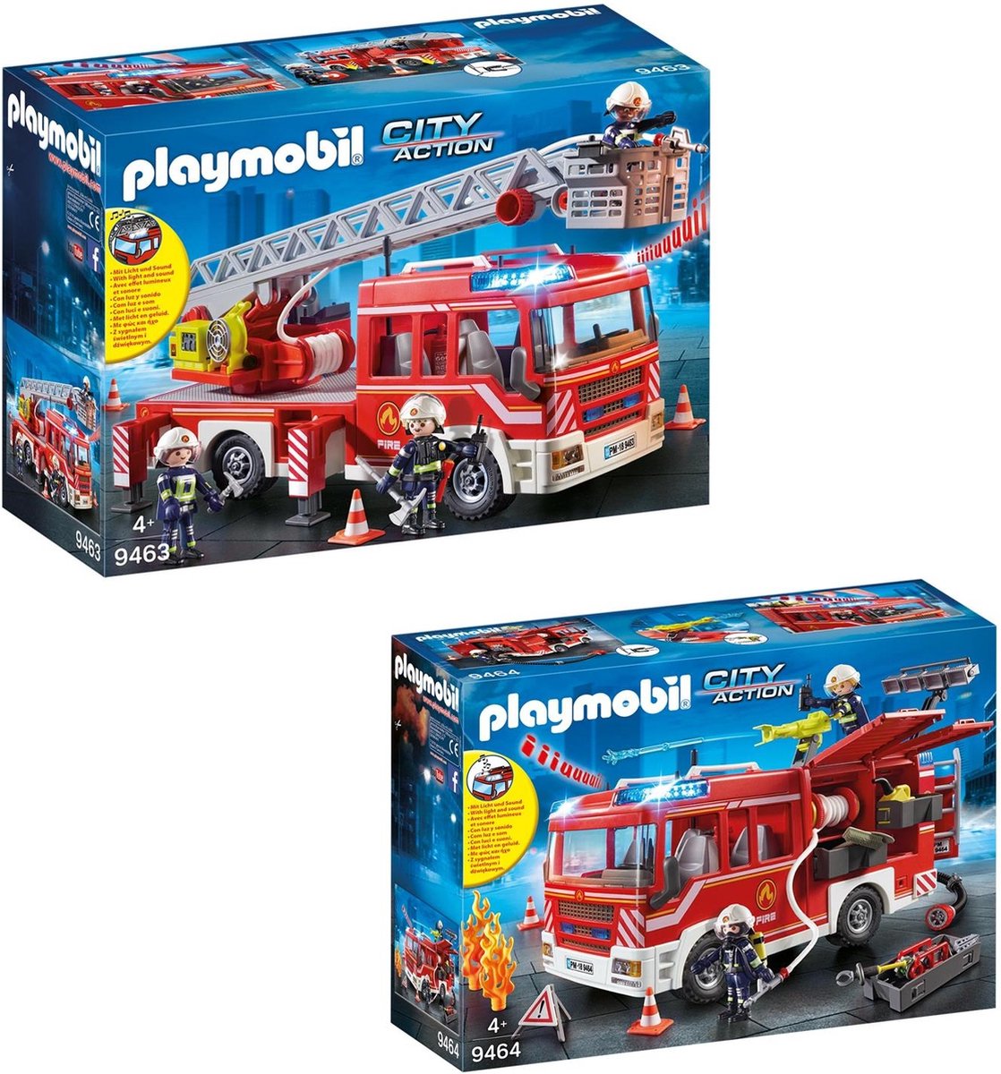 City Action Set van 2 onderdelen 9463  9464