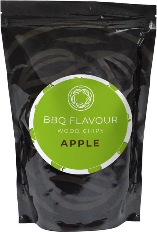 BBQ Flavour - Rookhout - Rookmot - Rooksnippers - Appel - Apple - 500 gr - BBQ Flavour