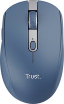 Trust Ozaa Compact - Oplaadbare draadloze muis - USB & Bluetooth - Stil - Blauw