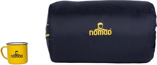 NOMAD® Bronco 1450 Mummy Slaapzak - Donkerblauw - 215 x 80 cm - Mummieslaapzak Goede Isolatie - Incl Hoes van NOMAD — afbeelding 4