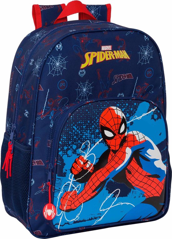 Vergelijk prijzen voor Spiderman schoolrugzak - Blauw Vergelijk prijzen voor Spiderman schoolrugzak - Blauw