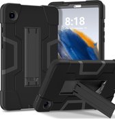 Geschikt Voor Samsung Galaxy Tab A9 Hoes - Case Cover - 8.7 Inch - Backcover - Shockproof Case Cover - Stevige Tablethoes - Met Standaard - Schokbestendig - Zwart