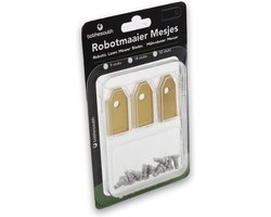 To the South® Robotmaaier Mesjes titanium geschikt voor Segway Navimow H800E - 18 stuks