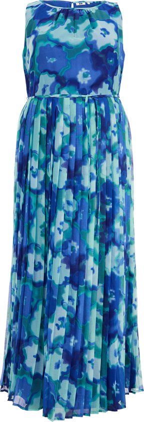 WE Fashion Dames maxi-jurk met dessin - Curve