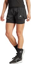 adidas Performance Ultimate Two-in-One Short - Dames - Zwart- XS