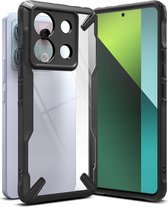 Ringke Fusion X | Hoesje Geschikt voor Xiaomi Redmi Note 13 Pro 5G / Poco X6 | Back Cover | Militaire Standaard | Zwart