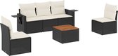 vidaXL-6-delige-Loungeset-met-kussens-poly-rattan-zwart