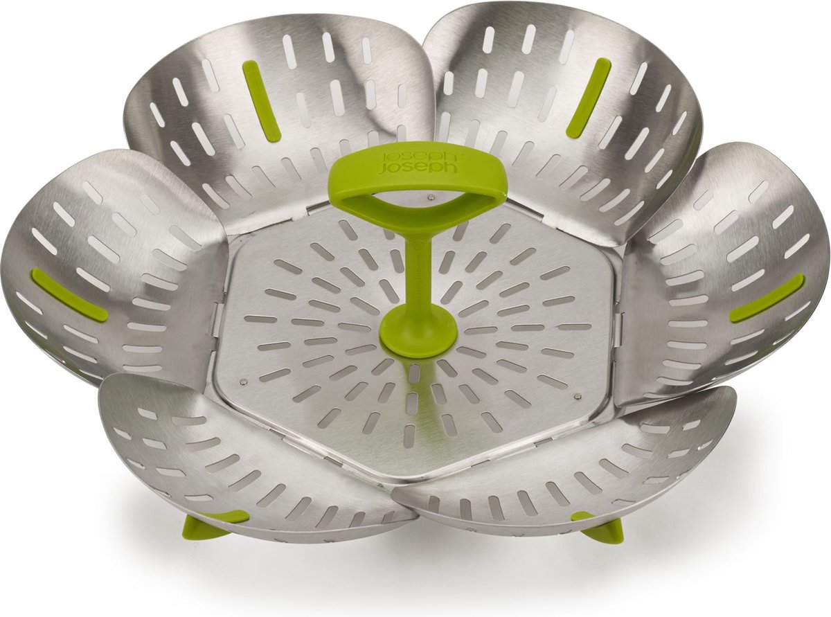 Bloom Steel Stomer Opvouwbaar - RVS - 16 cm - Joseph Joseph — cadeau in Kookcadeaus - foto 6