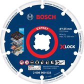 Bosch Accessories 2608900533 X-LOCK Diamanten doorslijpschijf Diameter 125 cm Boordiameter 22.23 mm Metaal 1 stuk(s)