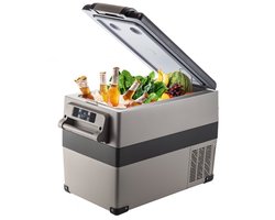 ShopDeal - Auto Koelbox - Koelbox Elektrisch 12V 230 Volt - Elektrische Koelbox - Koelbox Auto - Koelbox 12V - 24V - 45L - 69.3x34.5x45.6 - Merk: