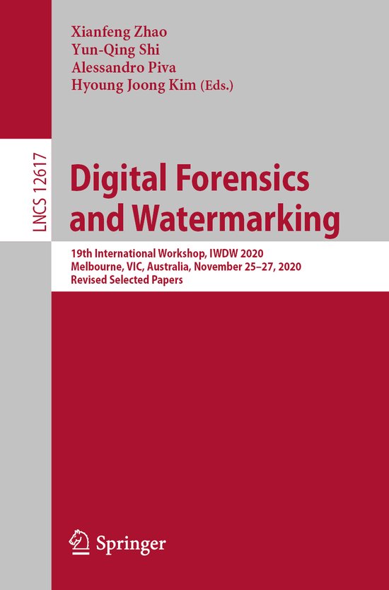 Digital Forensics and Watermarking - cover