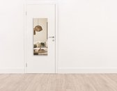 Rechthoekige Spiegel - Deurspiegel - Brons - 40 X 100 cm - Dikte: 4 mm - In Nederland Geproduceerd - Incl. Spiegelmontageset - Top Kwaliteit Wandspiegel Zonder Lijst