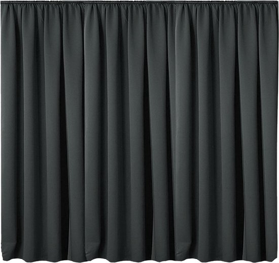 EFUTURETIME Gebogen gordijnrail, 3 meter, flexibele gordijnrail van ABS, plafondgordijnrails, accessoires voor gordijnophanging, ruimteverdeler, kamer, balkons, kantoren, hotels, zwart