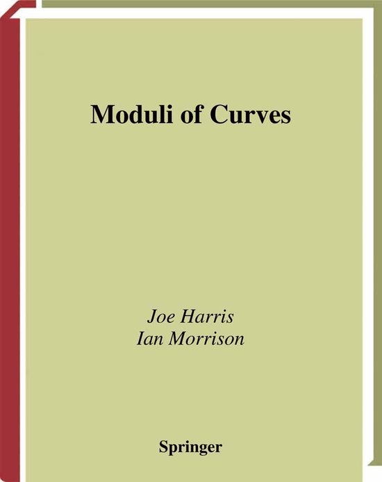 Moduli of Curves - cover