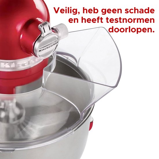 4.55QT Stand Mixer Splash Guard Splash Guard met Filler Chute voor