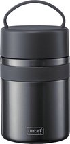 Lurch thermos in roestvrij staal 800ml metalgrey