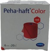 Hartmann Peha-haft Color Fixatiezwachtel Latexvrij | Rood | KSMG