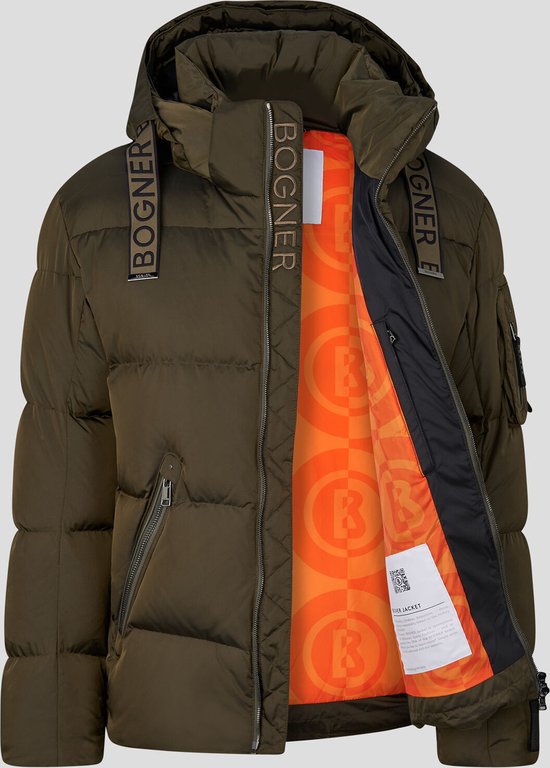 Bogner Jamy D Ski Jacket Shady Olive Veste d hiver pour homme Vert fonce 54 bol
