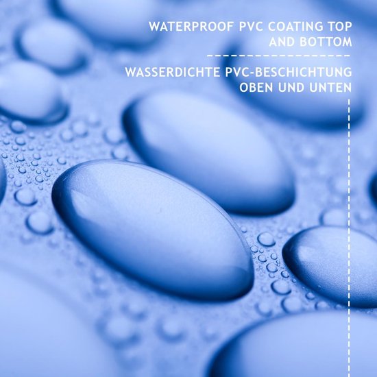 Afdekzeil, 670 g/m², vrachtwagenzeil met oogjes, premium pvc-weefsel