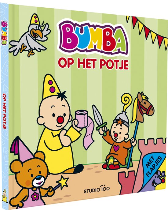 Foto: Bumba kartonboek met flapjes op het potje