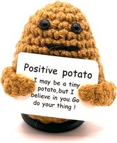Hypify® | Positive Potato | positieve Aardappel| knuffeltje | bruin | cadeau | geschenk idee | positieve energie