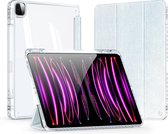 Dux Ducis Unid Hoes Geschikt voor Apple iPad Air (2024) /iPad Pro 11 (2020/2021/2022) / Air 10.9 (2022/2020) - Book Case - Tri-Fold Standaard - Beschermhoes met Sleep/Wake Functie - Transparant Blauw